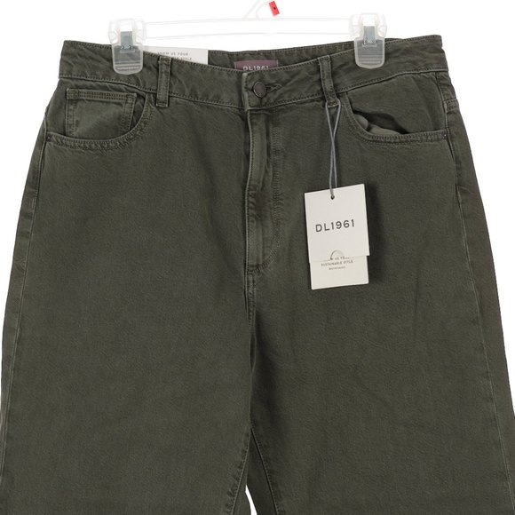 Dl1961 Hepburn Cropped High-Rise Wide Leg Size 31 - Picture 3 of 6